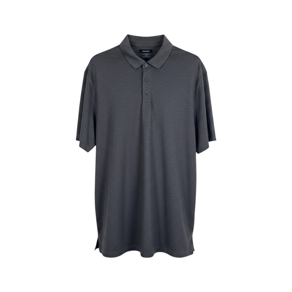 Alfani Polo Shirt XXL Gray Stretch